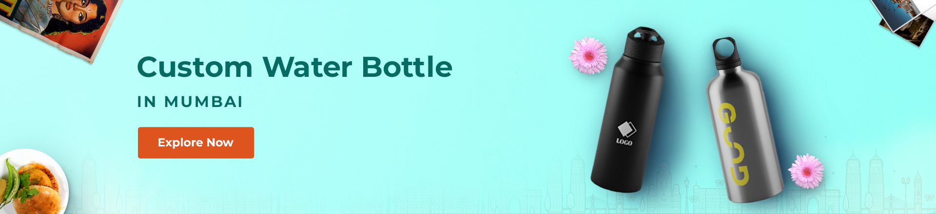 custom water bottle printing in Mumbai