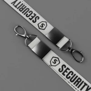 Security White Lanyard