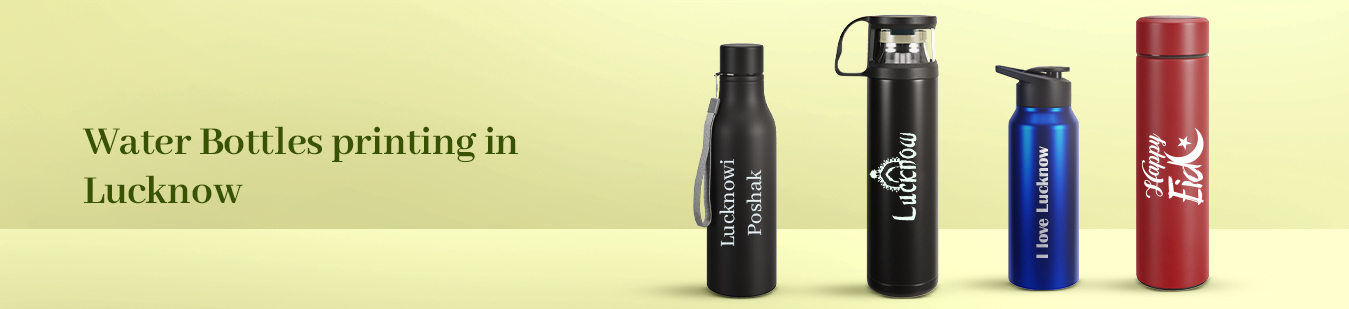 custom water bottle printing in Lucknow