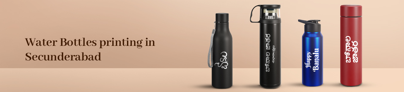 custom water bottle printing in Secunderabad