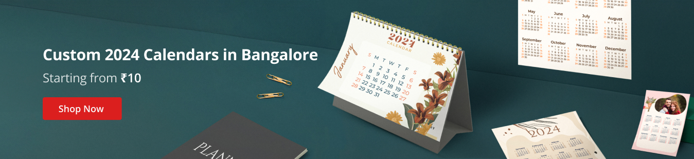 custom calendar printing near me in Bangalore