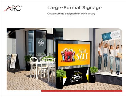 Large format signage