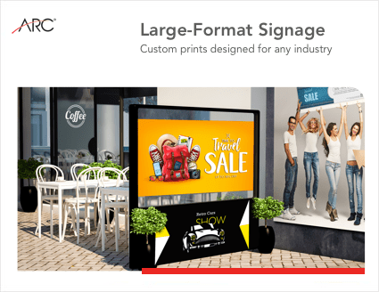 Large format signage