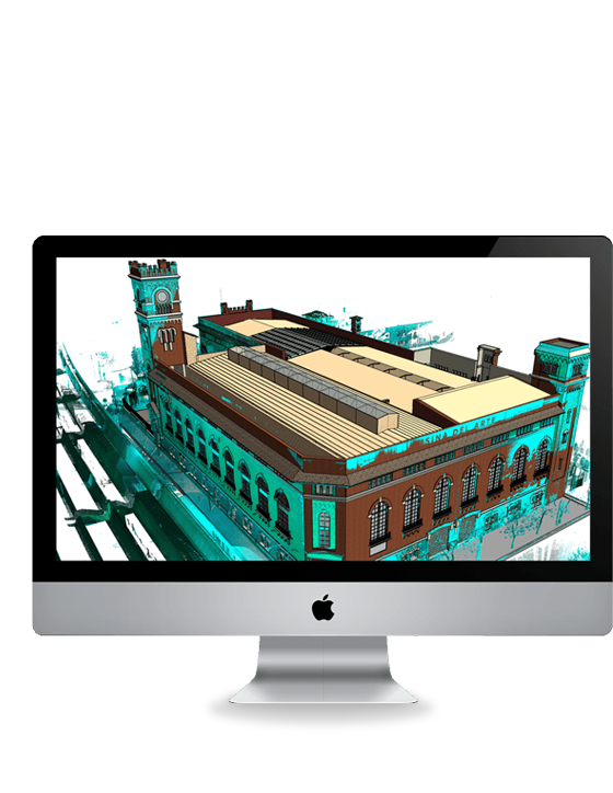 3D bim apple monitor